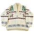 Other Clothing > Gender Neutral Adult Clothing > Hoodies & Sweatshirts > Sweatshirts Vintage 1960s Hand-Knit Elk Theme Cowichan Sweater Men&