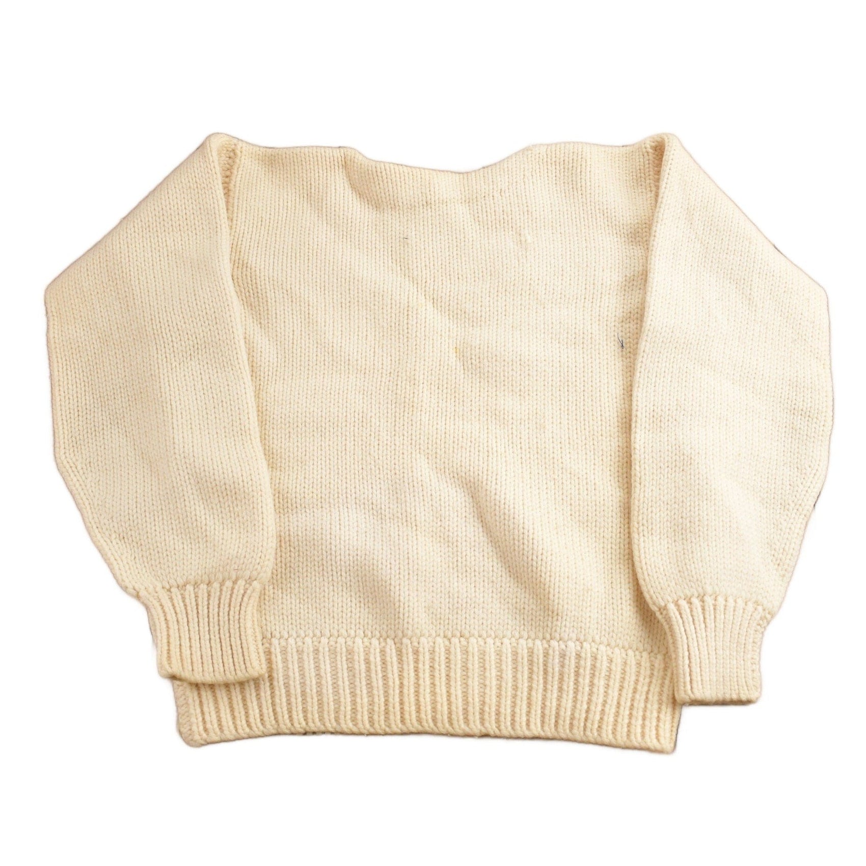 Other Clothing > Gender Neutral Adult Clothing > Hoodies & Sweatshirts > Sweatshirts Vintage 1960s Indian Brand 100% Wool Knit Sweater Women's S