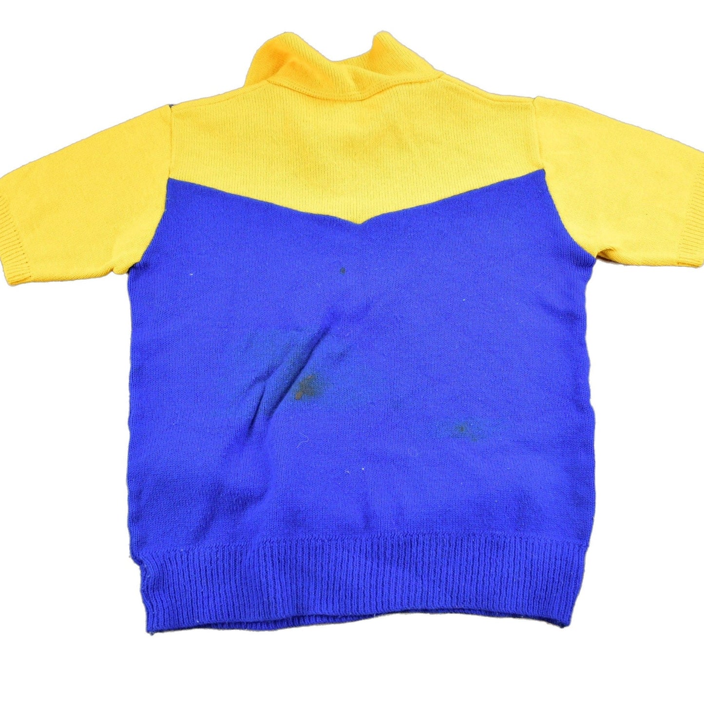 Other Clothing > Gender Neutral Adult Clothing > Hoodies & Sweatshirts > Sweatshirts Vintage 1960s SBS Collegiate Knit Sweater True Vintage Men's XS/ Cheerleader Sweater / Made In USA / Embroidered