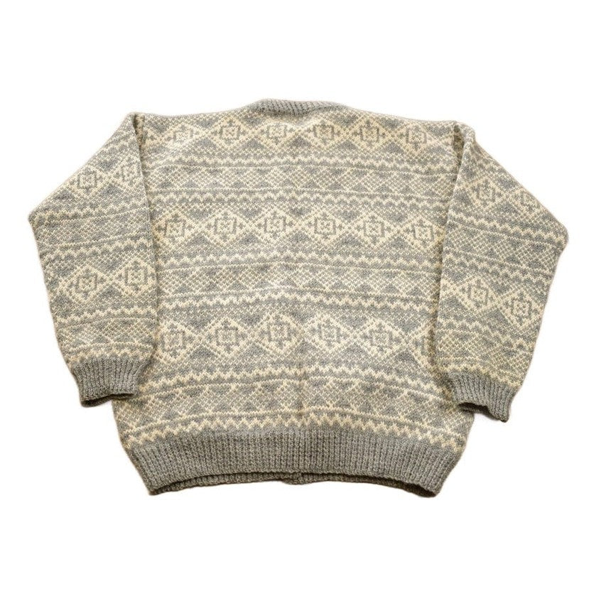 Other Clothing > Gender Neutral Adult Clothing > Hoodies & Sweatshirts > Sweatshirts Vintage 1970s 100% Wool Knit Cardigan Sweater Women's M