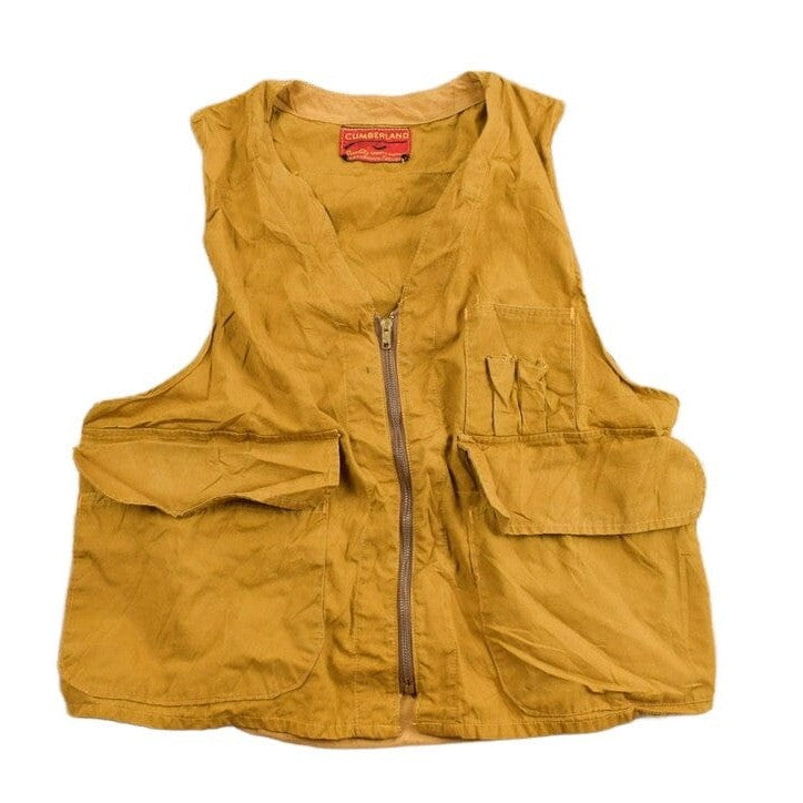 Other Clothing > Gender Neutral Adult Clothing > Hoodies & Sweatshirts > Sweatshirts Vintage 1970s Cumberland Hunting Vest Men's Medium