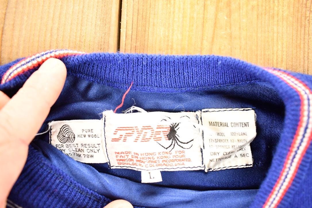 Other Clothing > Gender Neutral Adult Clothing > Hoodies & Sweatshirts > Sweatshirts Vintage 1970s Spyder Ski School Sweater Mens S