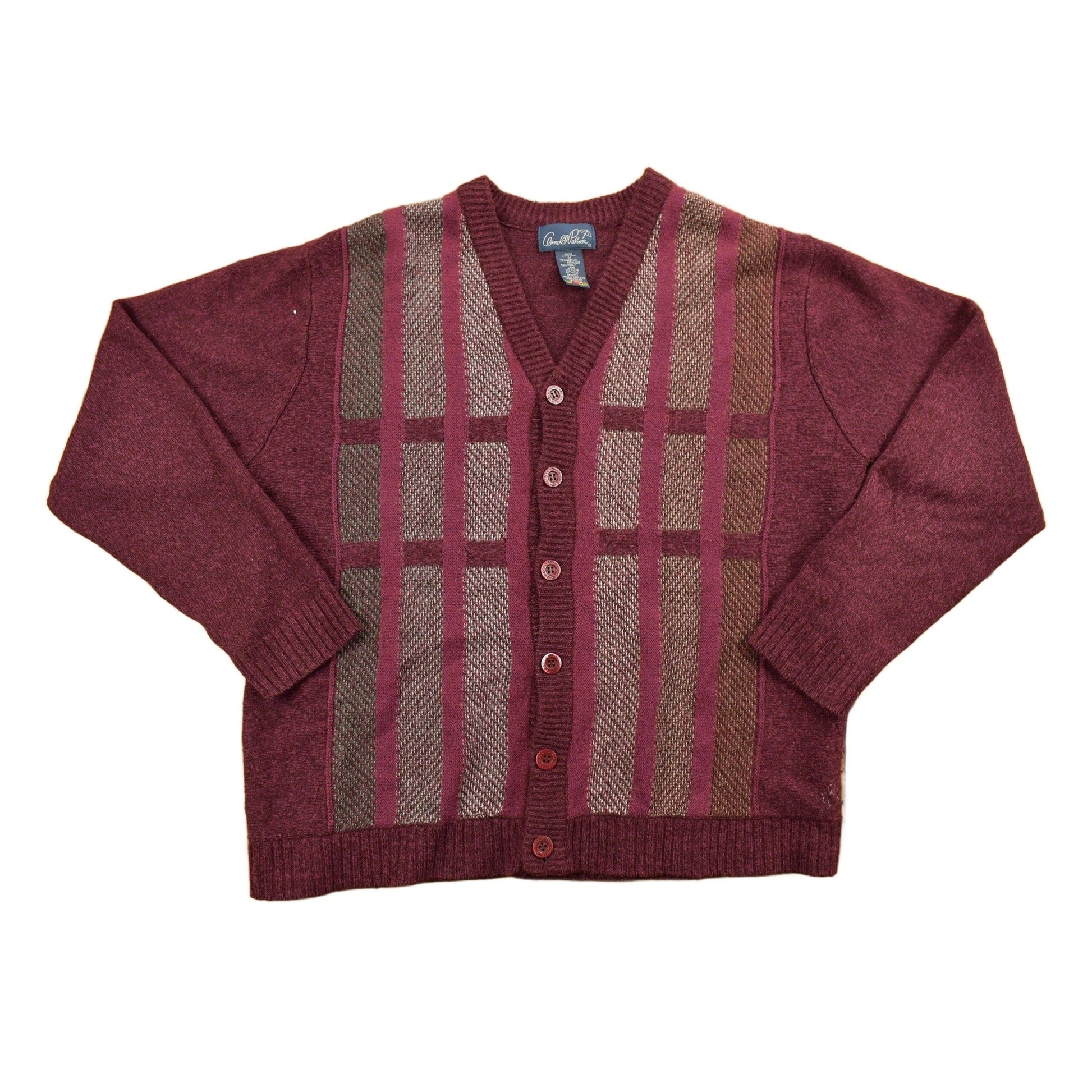 Other Clothing > Gender Neutral Adult Clothing > Hoodies & Sweatshirts > Sweatshirts Vintage 1980s Carroll Palmer Knitted Cardigan Button Up Sweater Men's M