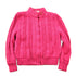 Other Clothing > Gender Neutral Adult Clothing > Hoodies & Sweatshirts > Sweatshirts Vintage 1980s Chill Chasers 3D Pink Cable Knit Sweater