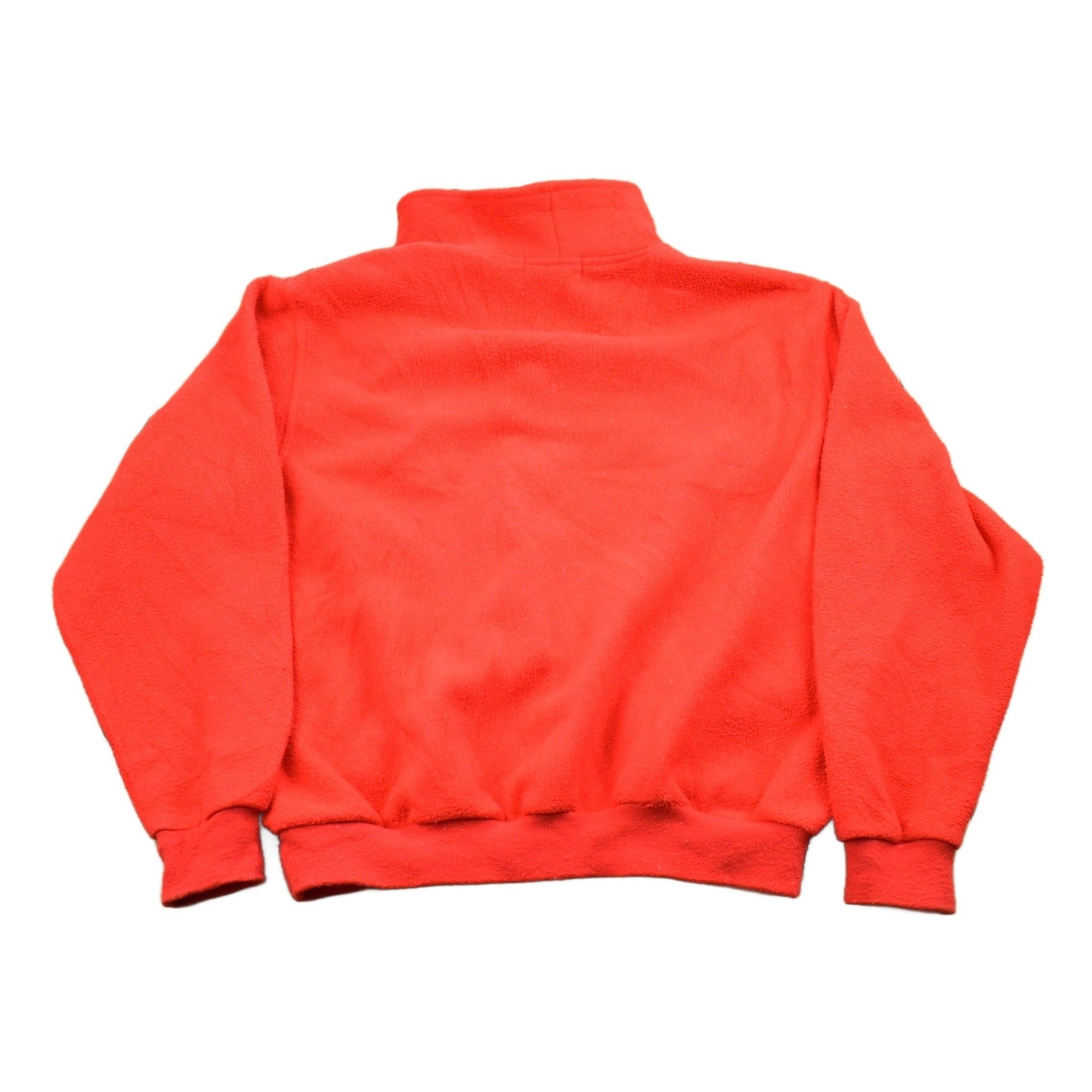 Other Clothing > Gender Neutral Adult Clothing > Hoodies & Sweatshirts > Sweatshirts Vintage 1980s Fast Trak Red Quarter Zip Pullover Fleece Sweater Men's Large/ Sportswear / 90s Crewneck / Streetwear / Athleisure / Hiking