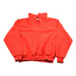 Other Clothing > Gender Neutral Adult Clothing > Hoodies & Sweatshirts > Sweatshirts Vintage 1980s Fast Trak Red Quarter Zip Pullover Fleece Sweater Men's Large/ Sportswear / 90s Crewneck / Streetwear / Athleisure / Hiking