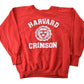 Other Clothing > Gender Neutral Adult Clothing > Hoodies & Sweatshirts > Sweatshirts Vintage 1980s Harvard Crimson University Collegiate Crewneck Men's Large/ Embroidered / NCAA Sweatshirt / Sportswear / Americana