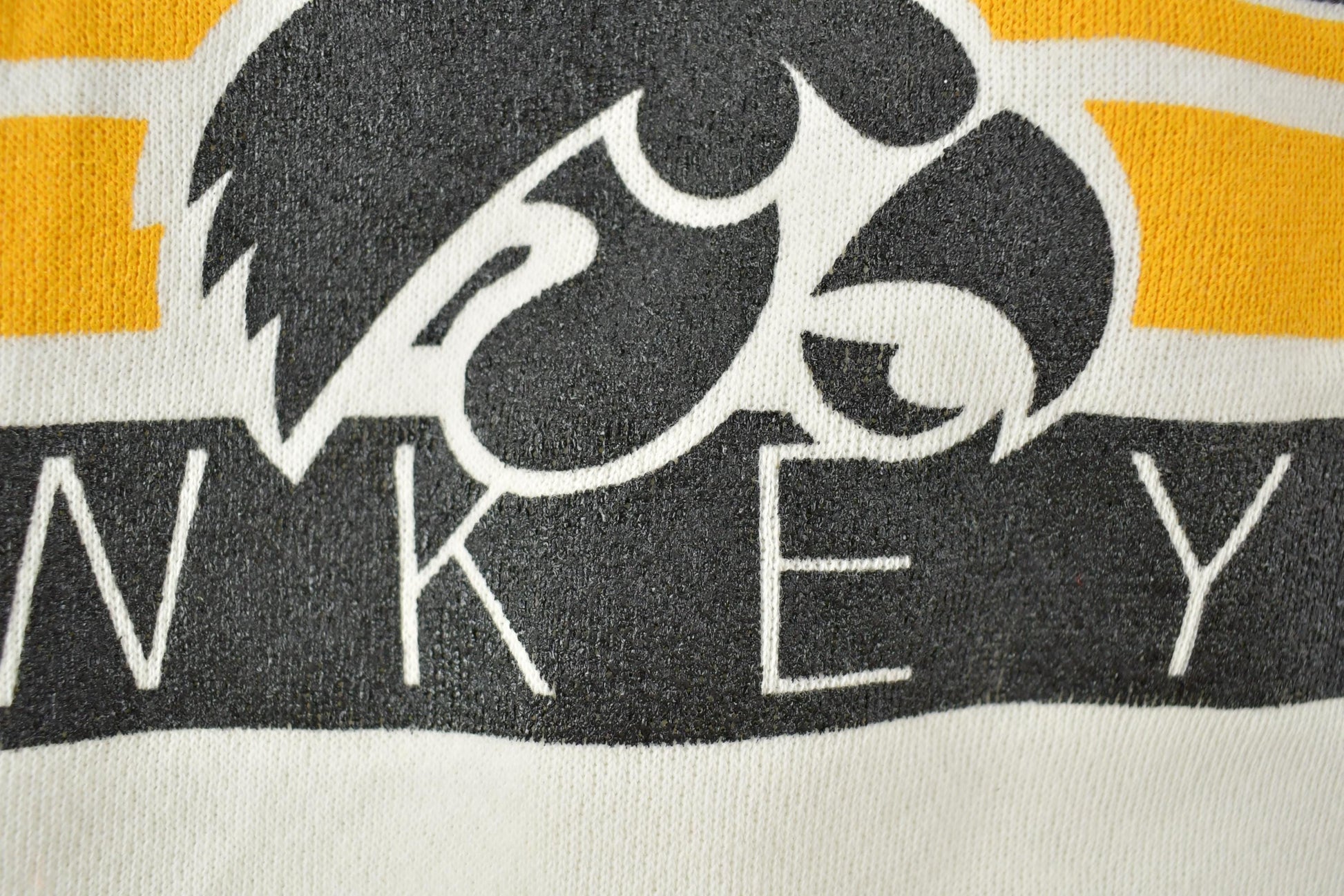 Other Clothing > Gender Neutral Adult Clothing > Hoodies & Sweatshirts > Sweatshirts Vintage 1980s Iowa Hawkeyes Dodger University Collegiate Crewneck Men's Large/ Embroidered / NCAA Sweatshirt / Sportswear / Americana