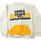 Other Clothing > Gender Neutral Adult Clothing > Hoodies & Sweatshirts > Sweatshirts Vintage 1980s Iowa Hawkeyes Dodger University Collegiate Crewneck Men's Large/ Embroidered / NCAA Sweatshirt / Sportswear / Americana