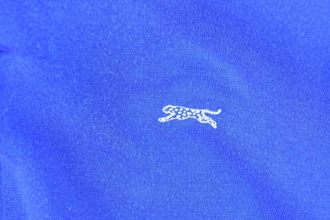 Other Clothing > Gender Neutral Adult Clothing > Hoodies & Sweatshirts > Sweatshirts Vintage 1980s Jaguar Quarter Button Outdoorsman Crewneck Sweatshirt Men's Large