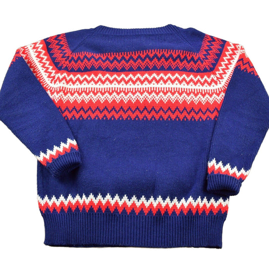 Other Clothing > Gender Neutral Adult Clothing > Hoodies & Sweatshirts > Sweatshirts Vintage 1980s Kings Sport Knitted Crewneck Sweater Men's Medium