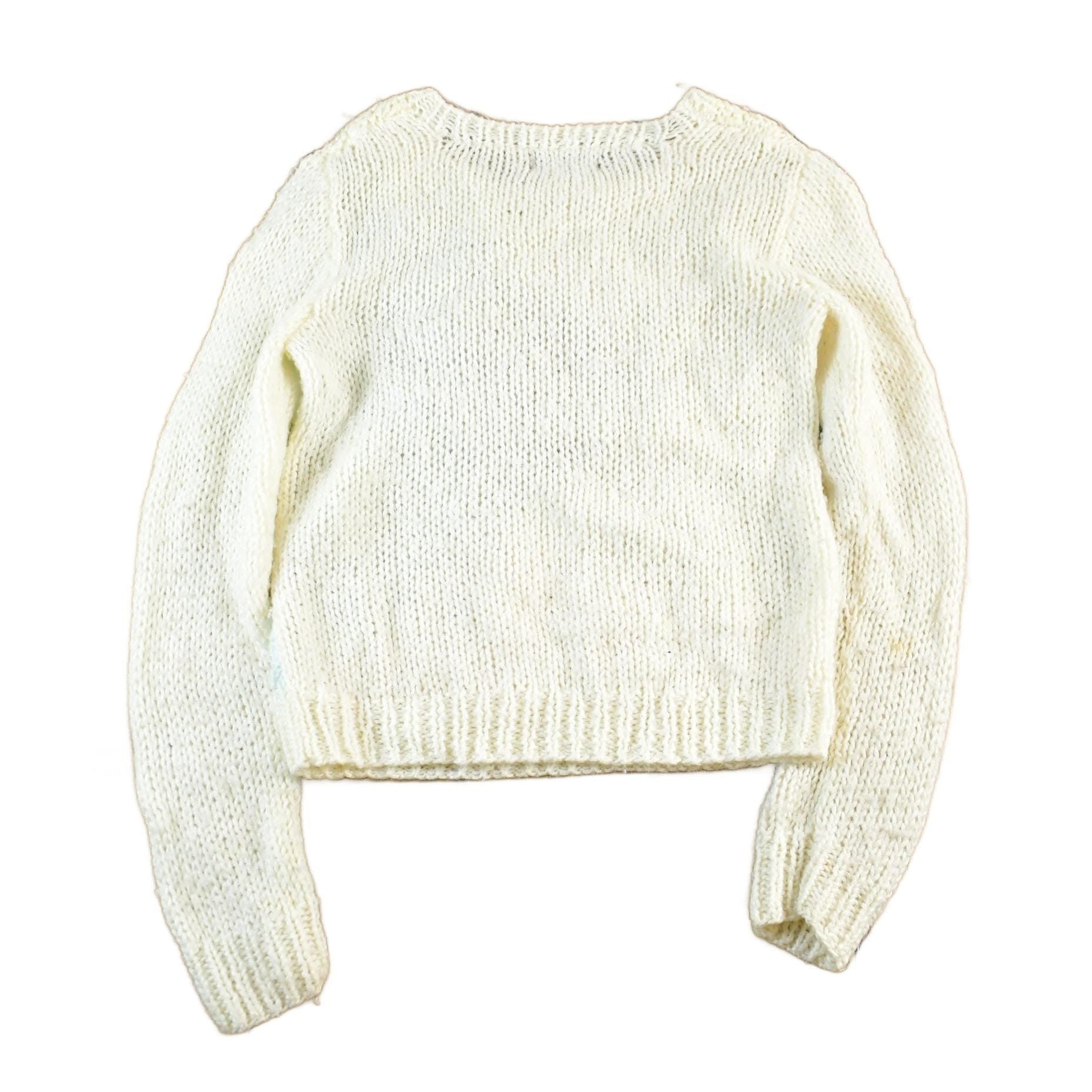 Other Clothing > Gender Neutral Adult Clothing > Hoodies & Sweatshirts > Sweatshirts Vintage 1980s Kitty Hawk Knit Sweater Women's M