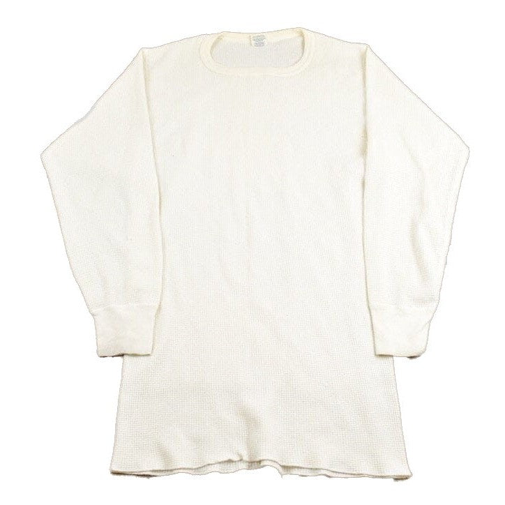 Other Clothing > Gender Neutral Adult Clothing > Hoodies & Sweatshirts > Sweatshirts Vintage 1980s Long Johns Waffle Knit Long Sleeve Men's 4XL