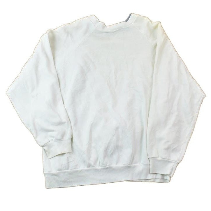 Other Clothing > Gender Neutral Adult Clothing > Hoodies & Sweatshirts > Sweatshirts Vintage 1980s Northern Frontier Canada Two Wolves Crewneck Sweatshirt Men's Small