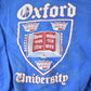 Other Clothing > Gender Neutral Adult Clothing > Hoodies & Sweatshirts > Sweatshirts Vintage 1980s Oxford University Collegiate Crewneck / Embroidered / NCAA Sweatshirt / Sportswear / Americana