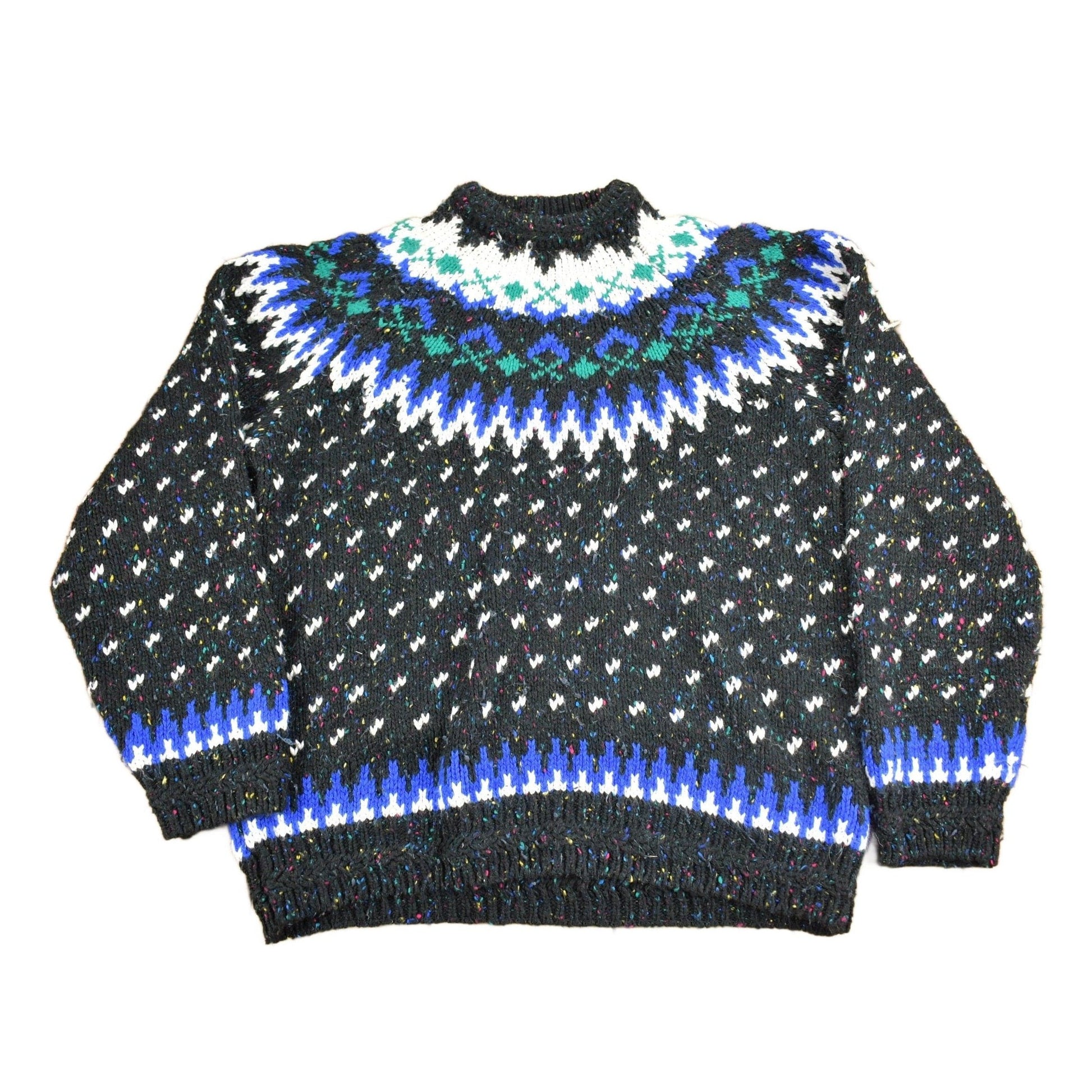 Other Clothing > Gender Neutral Adult Clothing > Hoodies & Sweatshirts > Sweatshirts Vintage 1980s Peter England Knit Sweater Men's Medium