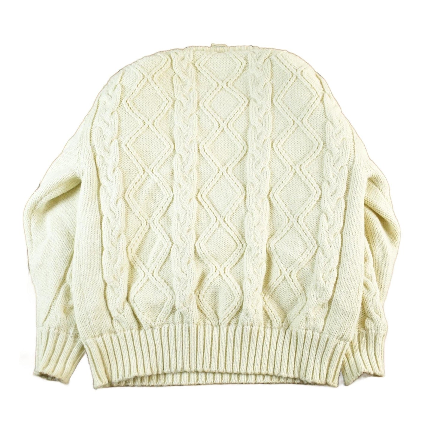 Other Clothing > Gender Neutral Adult Clothing > Hoodies & Sweatshirts > Sweatshirts Vintage 1980s REI Lined Knit Crewneck Sweater Men's Medium