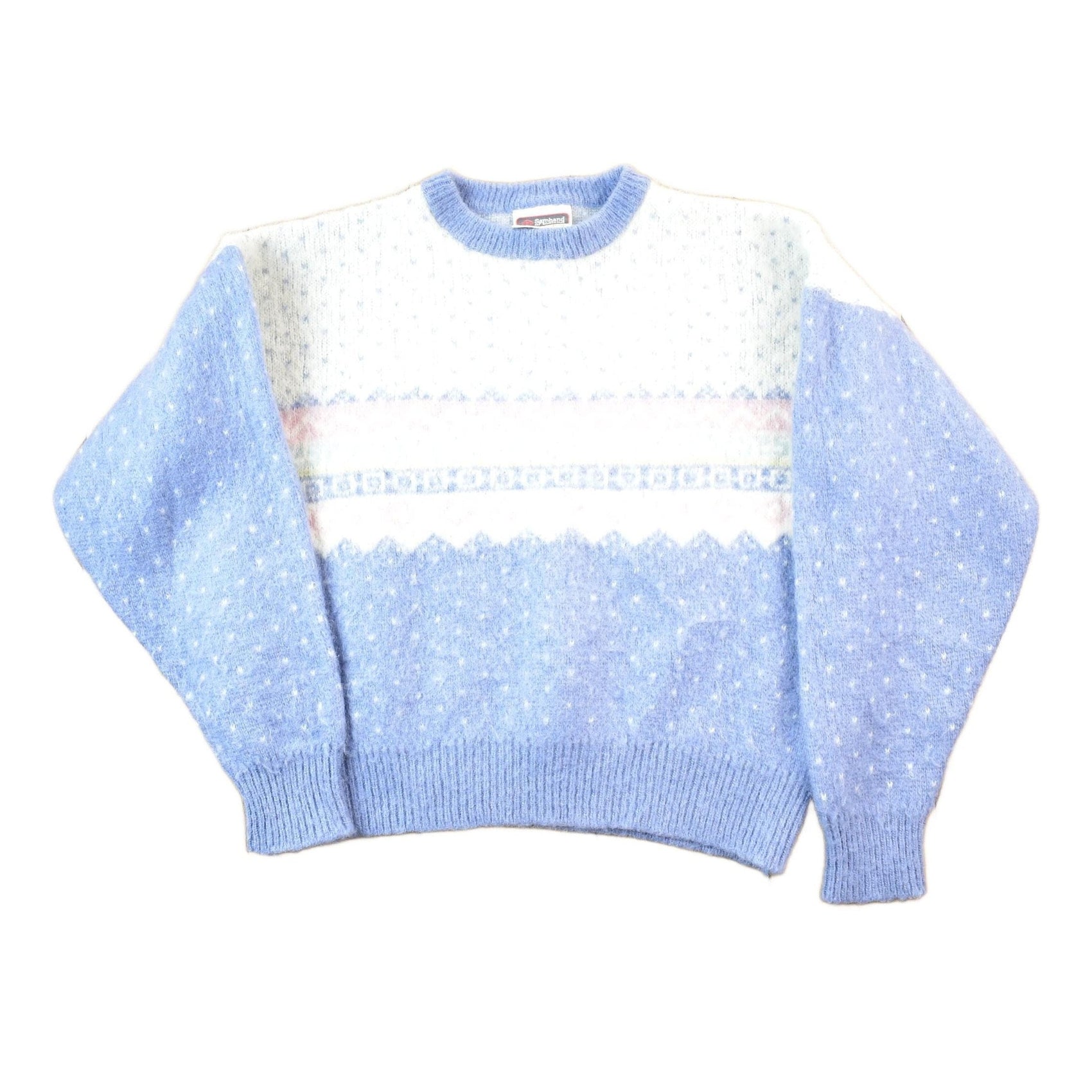 Other Clothing > Gender Neutral Adult Clothing > Hoodies & Sweatshirts > Sweatshirts Vintage 1980s Samband Of Iceland 100% Wool Knit Sweater Men's Large