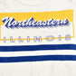 Other Clothing > Gender Neutral Adult Clothing > Hoodies & Sweatshirts > Sweatshirts Vintage 1980s University of Northeastern Illinois Collegiate Crewneck Men's Small/ Color Block / NCAA Sweatshirt / Sportswear / Americana