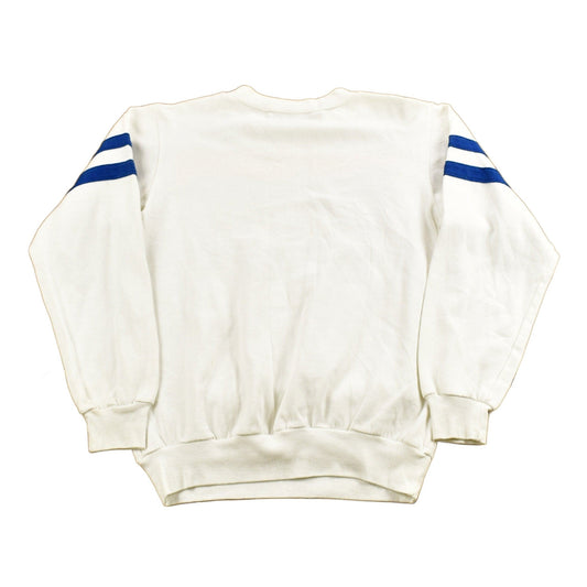 Other Clothing > Gender Neutral Adult Clothing > Hoodies & Sweatshirts > Sweatshirts Vintage 1980s University of Northeastern Illinois Collegiate Crewneck Men's Small/ Color Block / NCAA Sweatshirt / Sportswear / Americana