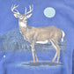 Other Clothing > Gender Neutral Adult Clothing > Hoodies & Sweatshirts > Sweatshirts Vintage 1987 White Tail Deer Moon Logo Jerzeez Crewneck Men's 2XL