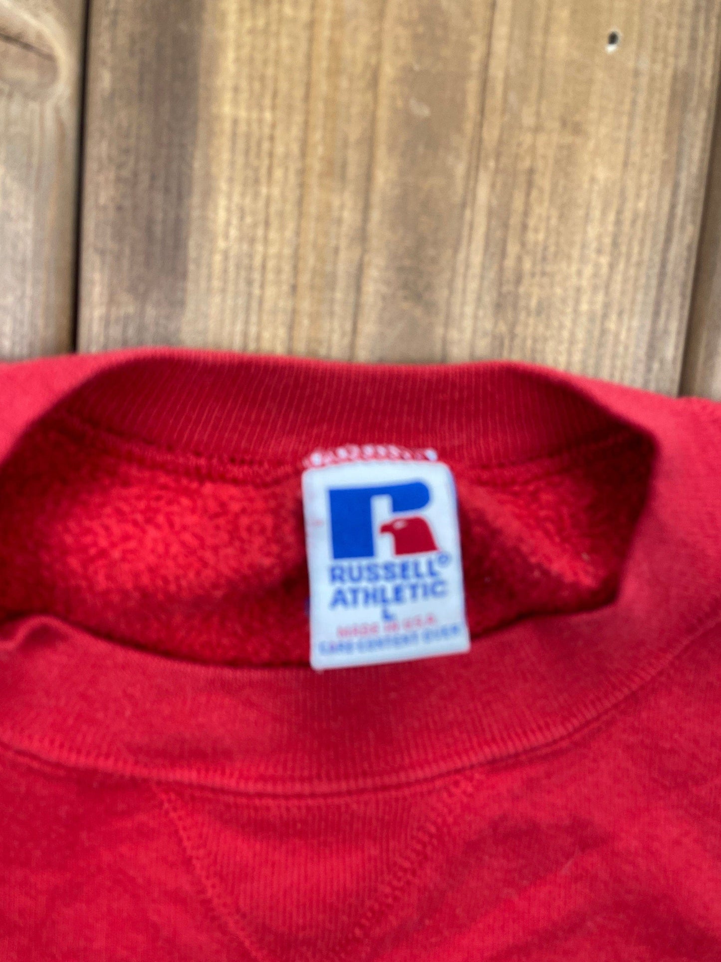 Other Clothing > Gender Neutral Adult Clothing > Hoodies & Sweatshirts > Sweatshirts Vintage 1989 University of Lincoln Way Crewneck , Made In USA / Sweatshirt / NCAA Sweatshirt / Russell Athletics / Sportswear / Athleisure