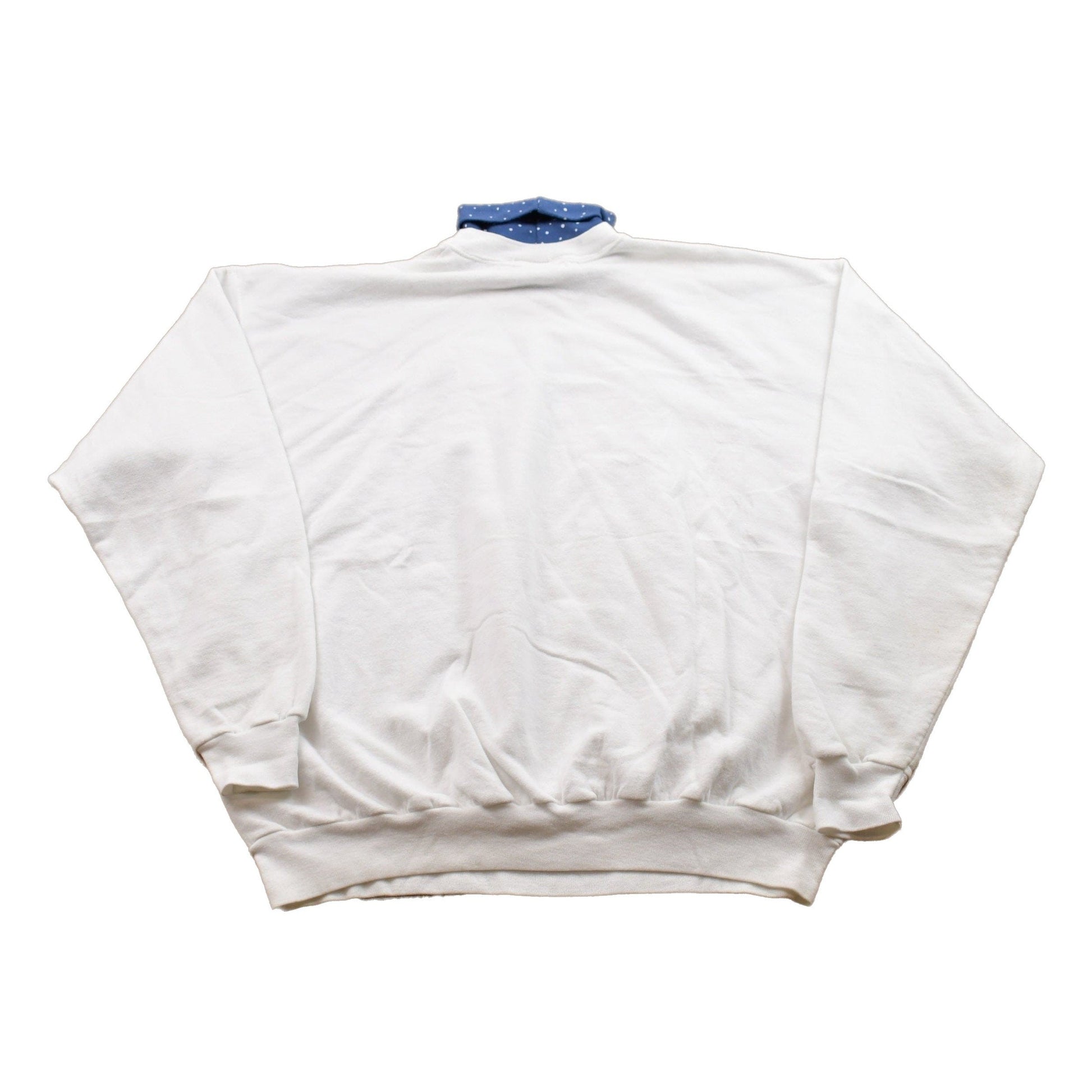 Other Clothing > Gender Neutral Adult Clothing > Hoodies & Sweatshirts > Sweatshirts Vintage 1990s Angel Theme Crewneck Sweater Men's 2XL