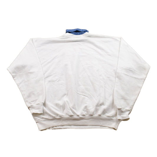 Other Clothing > Gender Neutral Adult Clothing > Hoodies & Sweatshirts > Sweatshirts Vintage 1990s Angel Theme Crewneck Sweater Men's 2XL