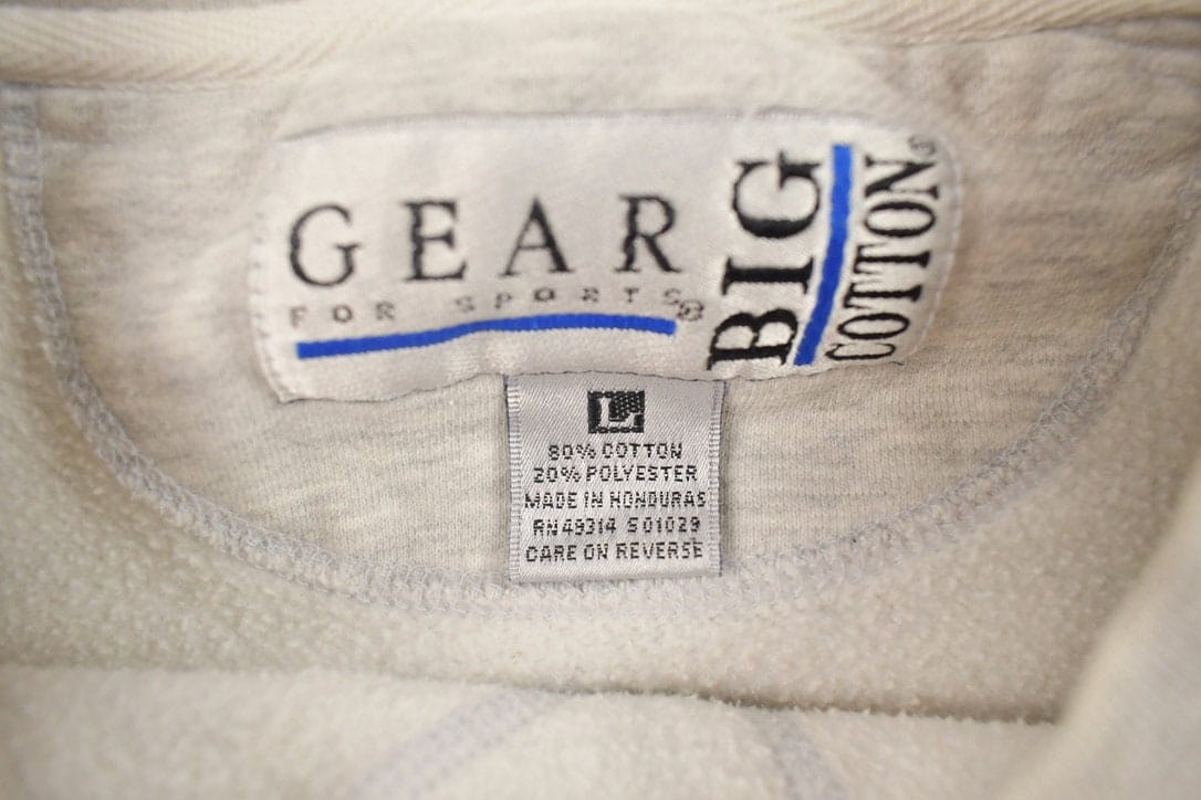 Other Clothing > Gender Neutral Adult Clothing > Hoodies & Sweatshirts > Sweatshirts Vintage 1990s Aquinas College Collegiate Crewneck / NCAA Sweatshirt / Sportswear / Americana