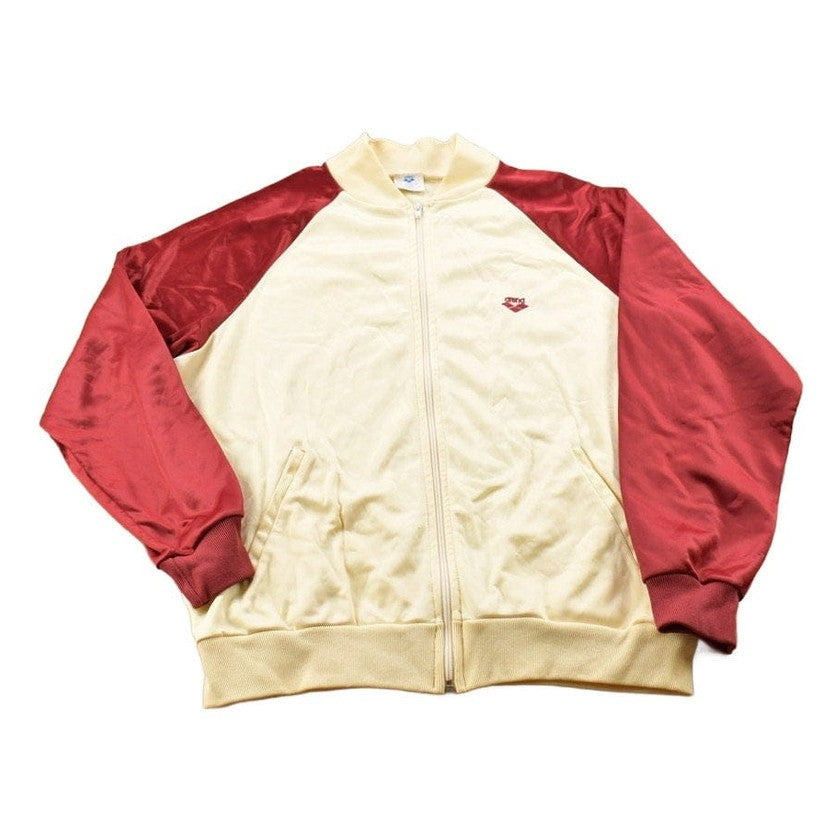 Other Clothing > Gender Neutral Adult Clothing > Hoodies & Sweatshirts > Sweatshirts Vintage 1990s Arena Zip Up Track Jacket Men's XL