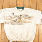 Other Clothing > Gender Neutral Adult Clothing > Hoodies & Sweatshirts > Sweatshirts Vintage 1990s Art Unlimited pheasant wilderness scene Double Collar Sweatshirt Men's L