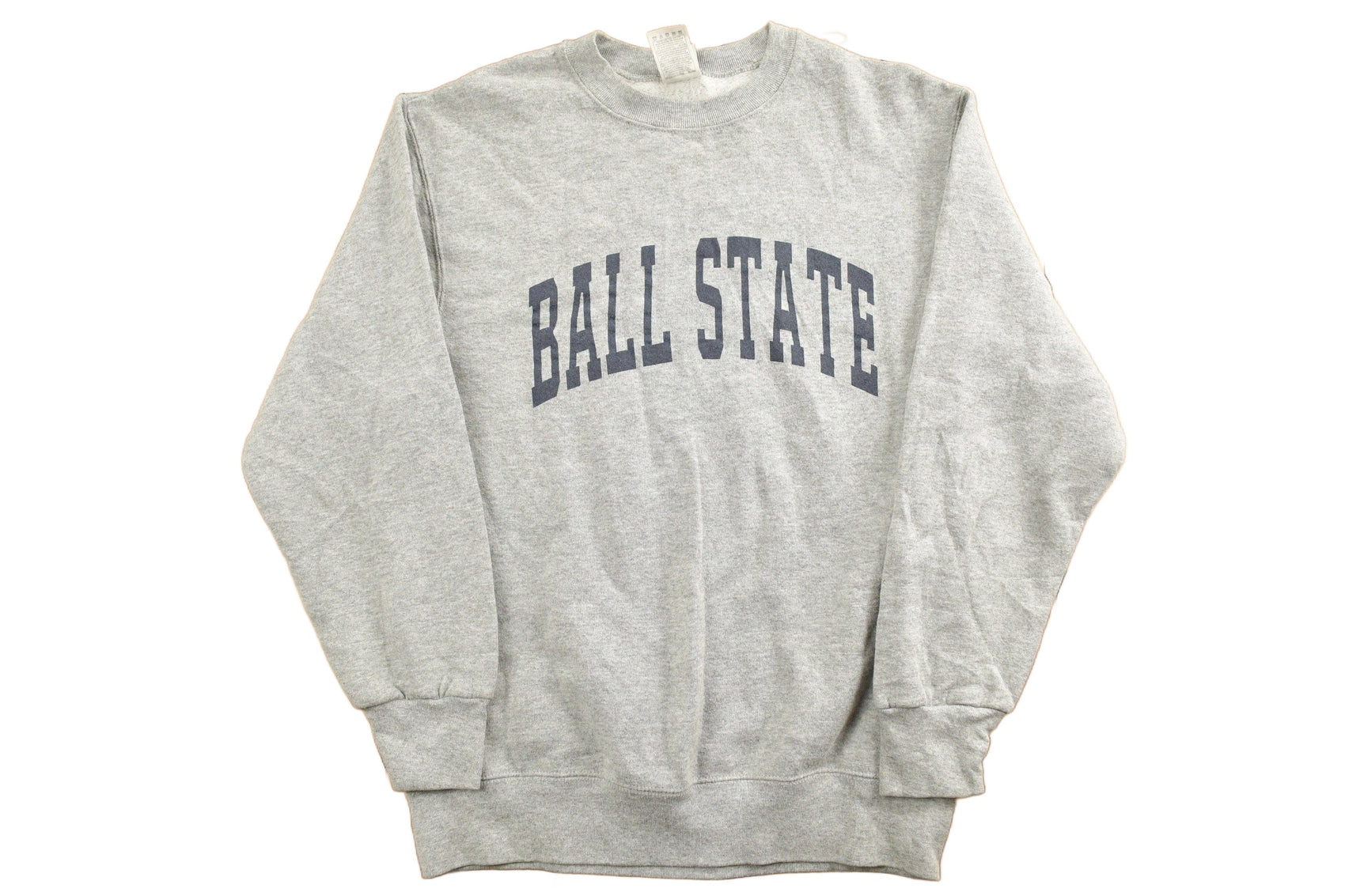 Other Clothing > Gender Neutral Adult Clothing > Hoodies & Sweatshirts > Sweatshirts Vintage 1990s Ball State University Muncie Indiana Collegiate Crewneck Men's Small/ Embroidered / NCAA Sweatshirt / Sportswear / Americana
