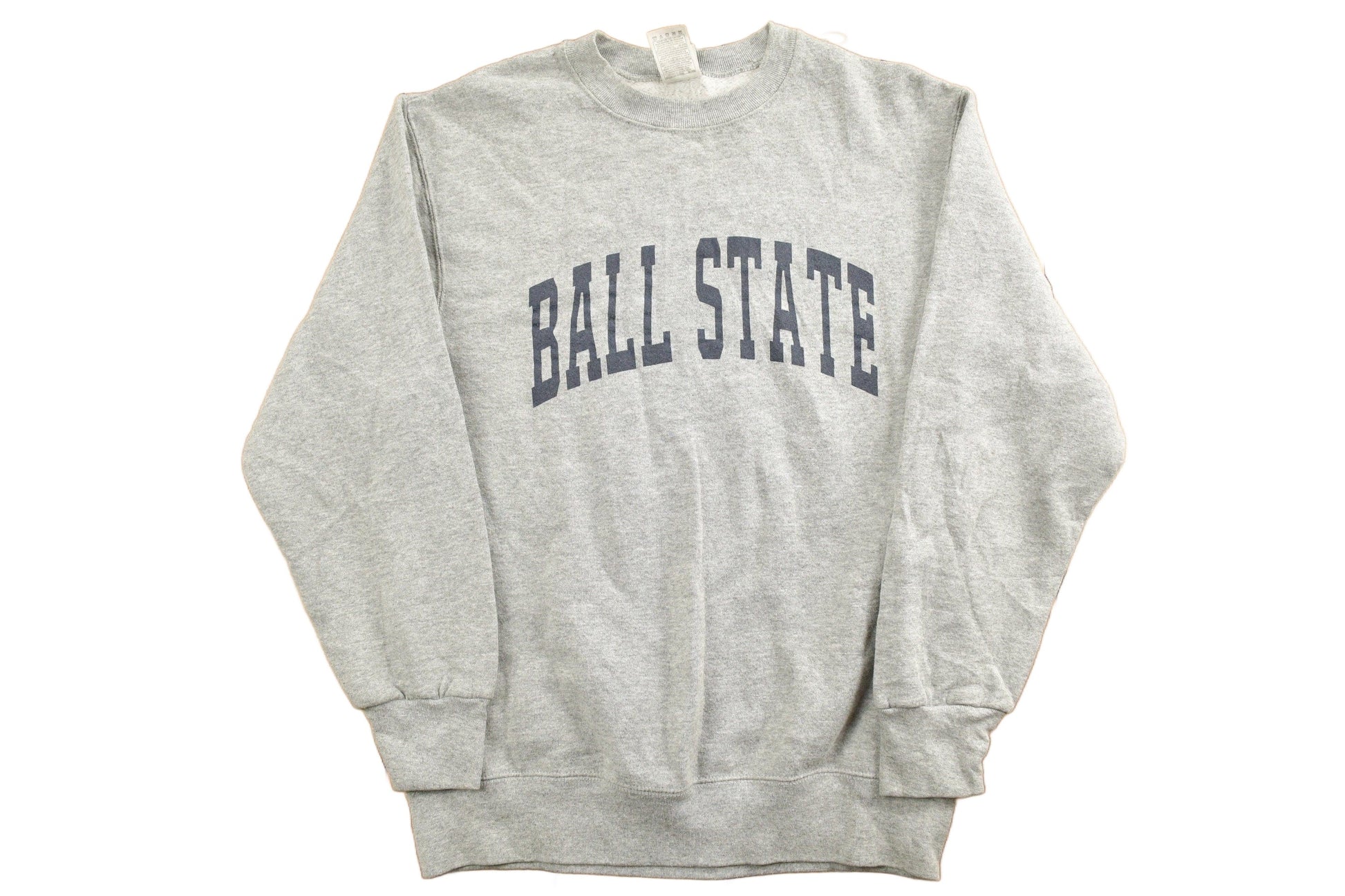Other Clothing > Gender Neutral Adult Clothing > Hoodies & Sweatshirts > Sweatshirts Vintage 1990s Ball State University Muncie Indiana Collegiate Crewneck Men's Small/ Embroidered / NCAA Sweatshirt / Sportswear / Americana