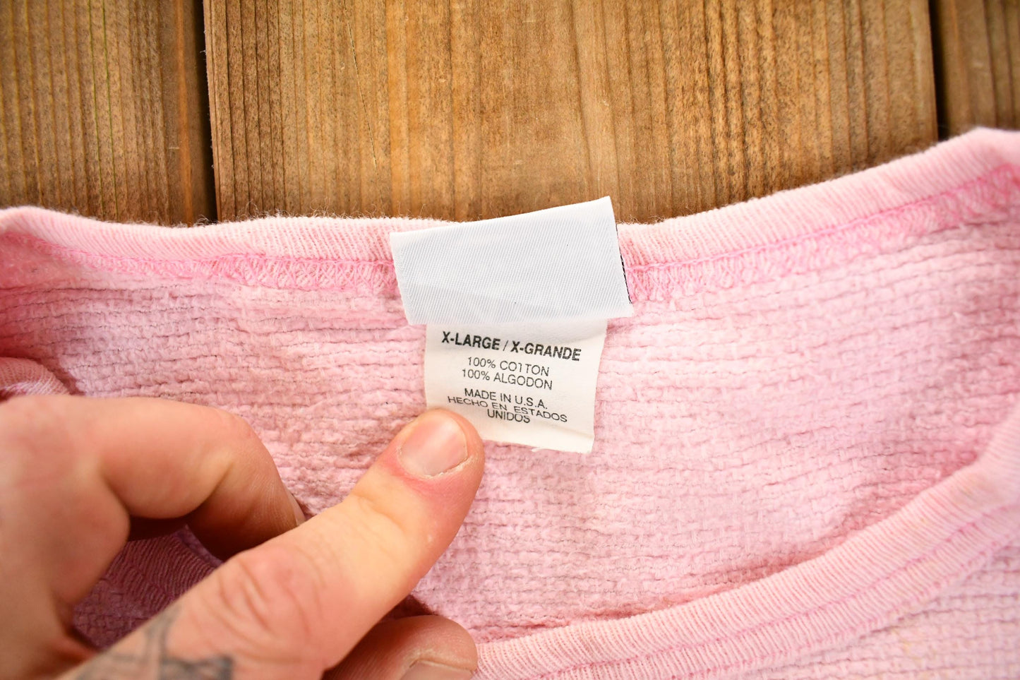 Other Clothing > Gender Neutral Adult Clothing > Hoodies & Sweatshirts > Sweatshirts Vintage 1990s Basic Editions Chunky Knit Cute Kitties Screen Printed Crewneck Sweatshirt Women's L