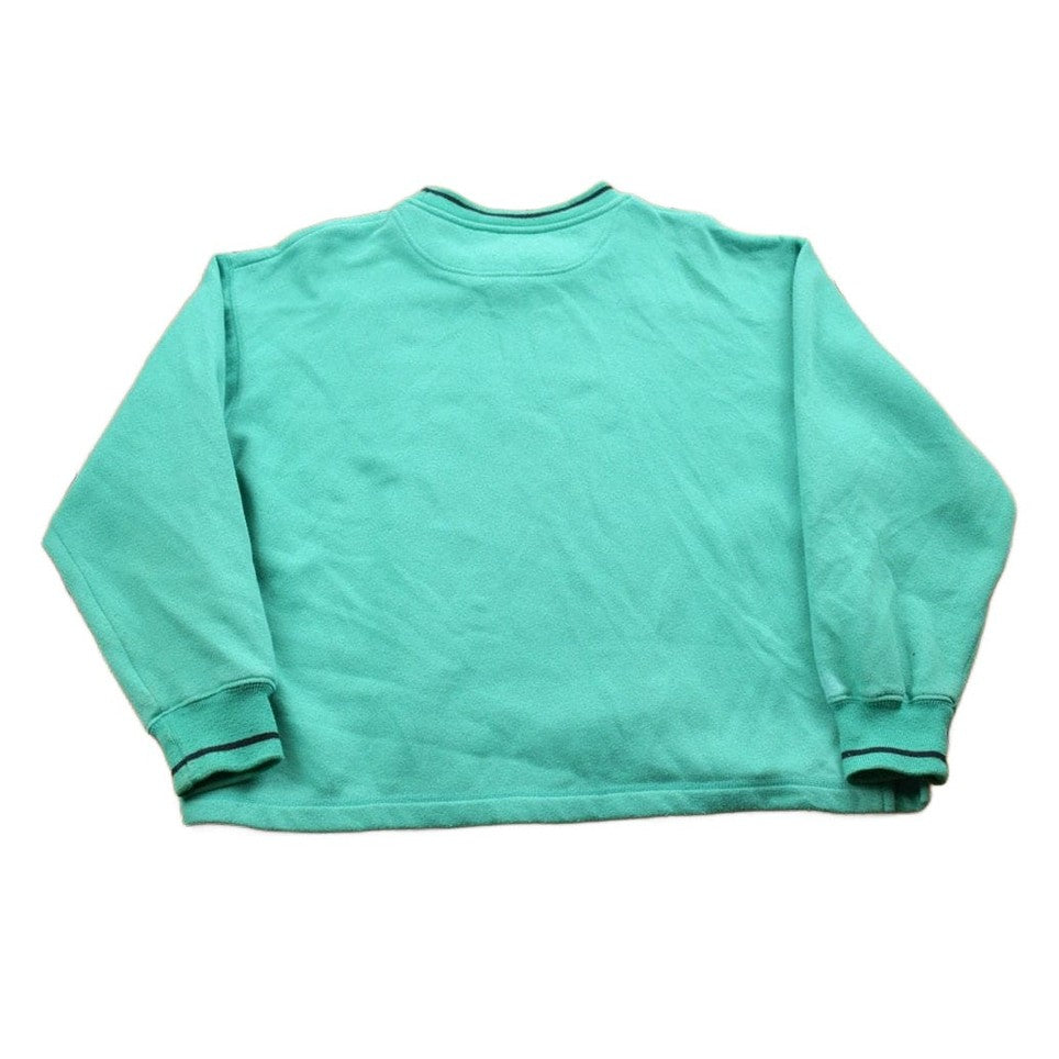 Other Clothing > Gender Neutral Adult Clothing > Hoodies & Sweatshirts > Sweatshirts Vintage 1990s Bay Waters Turquoise Crewneck Sweatshirt Women's L