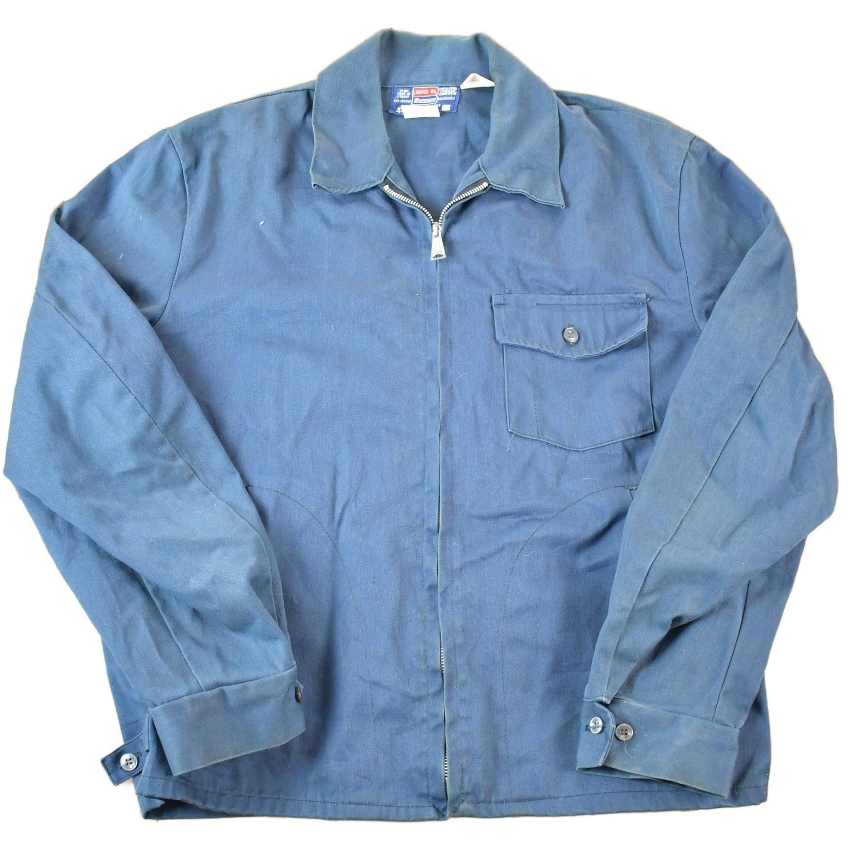 Other Clothing > Gender Neutral Adult Clothing > Hoodies & Sweatshirts > Sweatshirts Vintage 1990s Big B Brotherhood Union Made Workwear Jacket Mens L