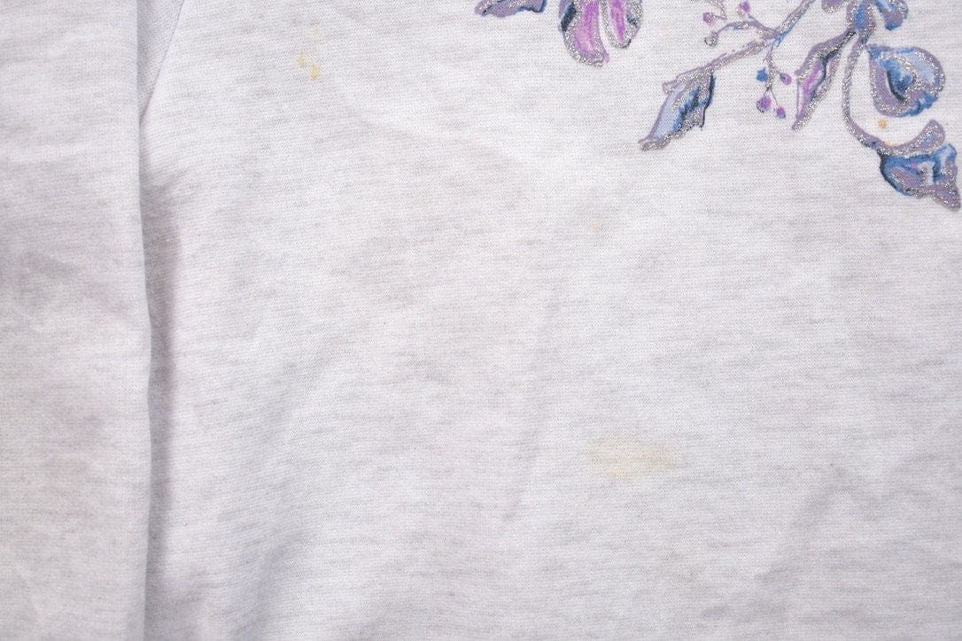 Other Clothing > Gender Neutral Adult Clothing > Hoodies & Sweatshirts > Sweatshirts Vintage 1990s Blair Floral Theme Crewneck Sweater