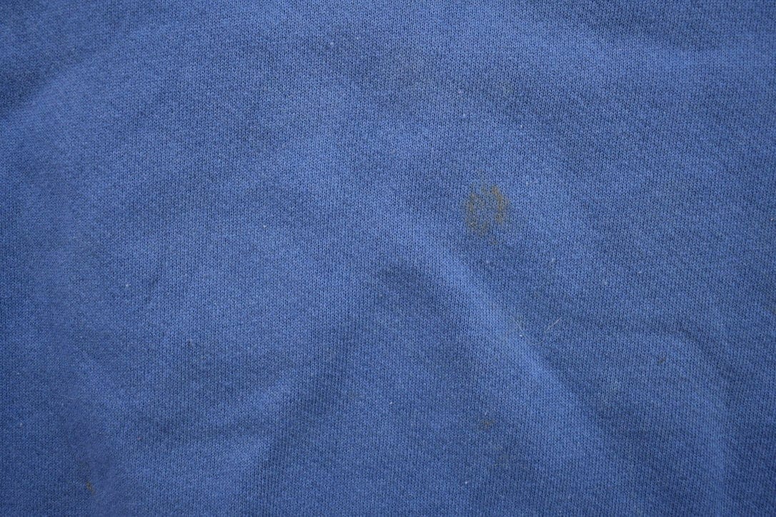 Other Clothing > Gender Neutral Adult Clothing > Hoodies & Sweatshirts > Sweatshirts Vintage 1990s Blank Blue Crewneck Sweatshirt Men's 2XL