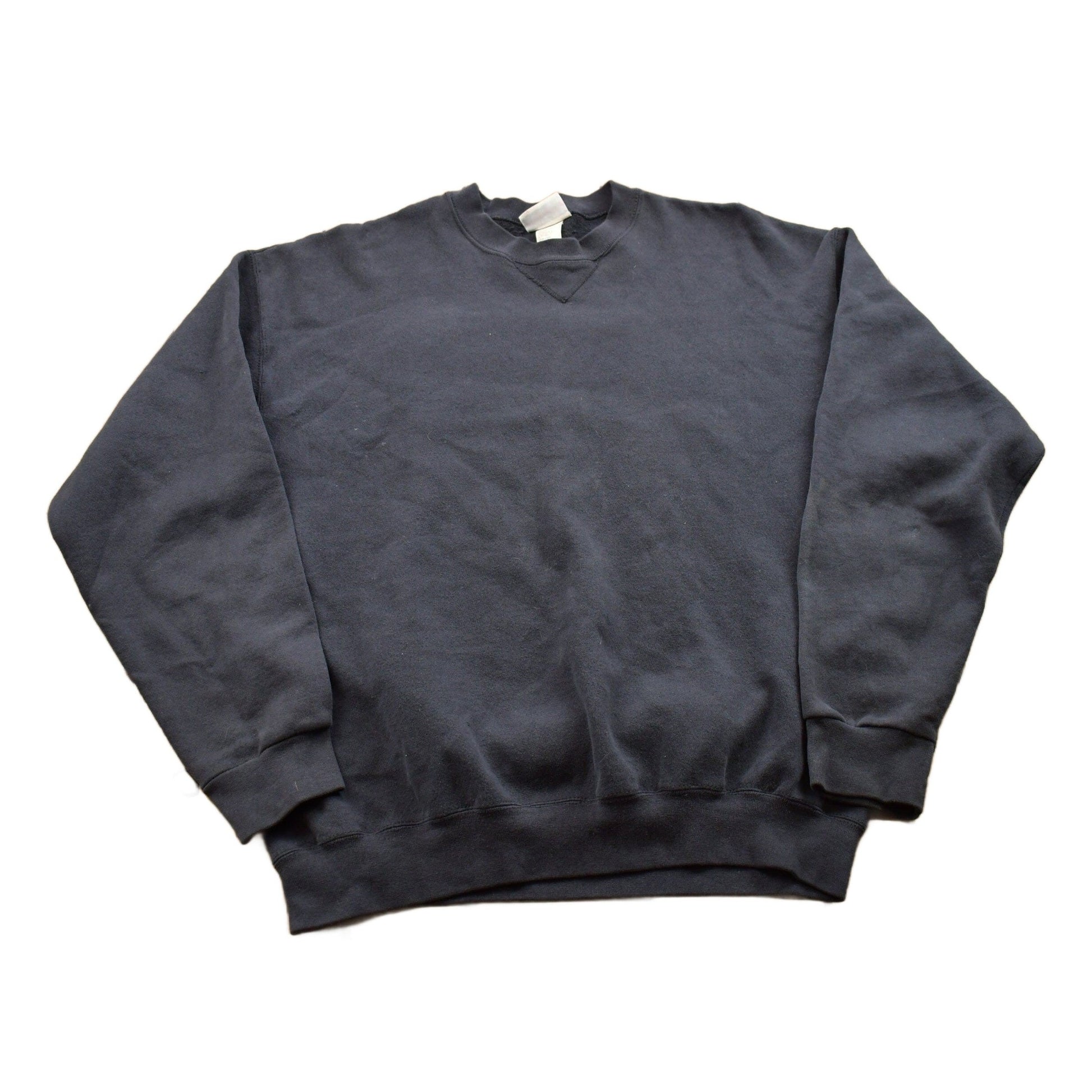 Other Clothing > Gender Neutral Adult Clothing > Hoodies & Sweatshirts > Sweatshirts Vintage 1990s Blank Crewneck Sweatshirt Men's XL