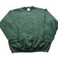 Other Clothing > Gender Neutral Adult Clothing > Hoodies & Sweatshirts > Sweatshirts Vintage 1990s Blank Green Crewneck Sweatshirt Men's XL