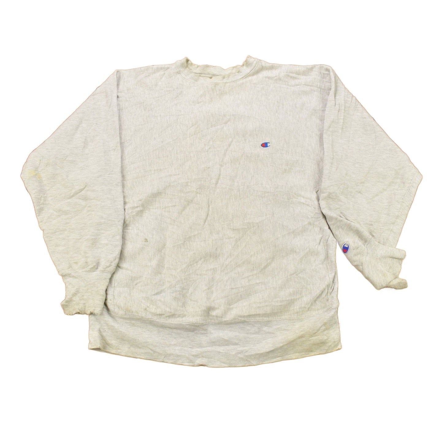 Other Clothing > Gender Neutral Adult Clothing > Hoodies & Sweatshirts > Sweatshirts Vintage 1990s Blank Grey Champion Reverse Weave Crewneck / Vintage Champion / Vintage Pullover / Streetwear /Made In USA / Sportswear