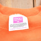 Other Clothing > Gender Neutral Adult Clothing > Hoodies & Sweatshirts > Sweatshirts Vintage 1990s Blank Orange Crewneck Sweatshirt