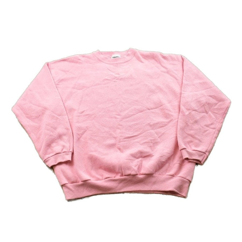 Other Clothing > Gender Neutral Adult Clothing > Hoodies & Sweatshirts > Sweatshirts Vintage 1990s Blank Pink Crewneck Sweatshirt / 90s Crewneck / Made In USA / Essential / Streetwear / 90s Blank / Tultex Crewneck / Tultex