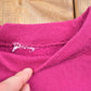 Other Clothing > Gender Neutral Adult Clothing > Hoodies & Sweatshirts > Sweatshirts Vintage 1990s Blank Pink Crewneck Sweatshirt Men's Large