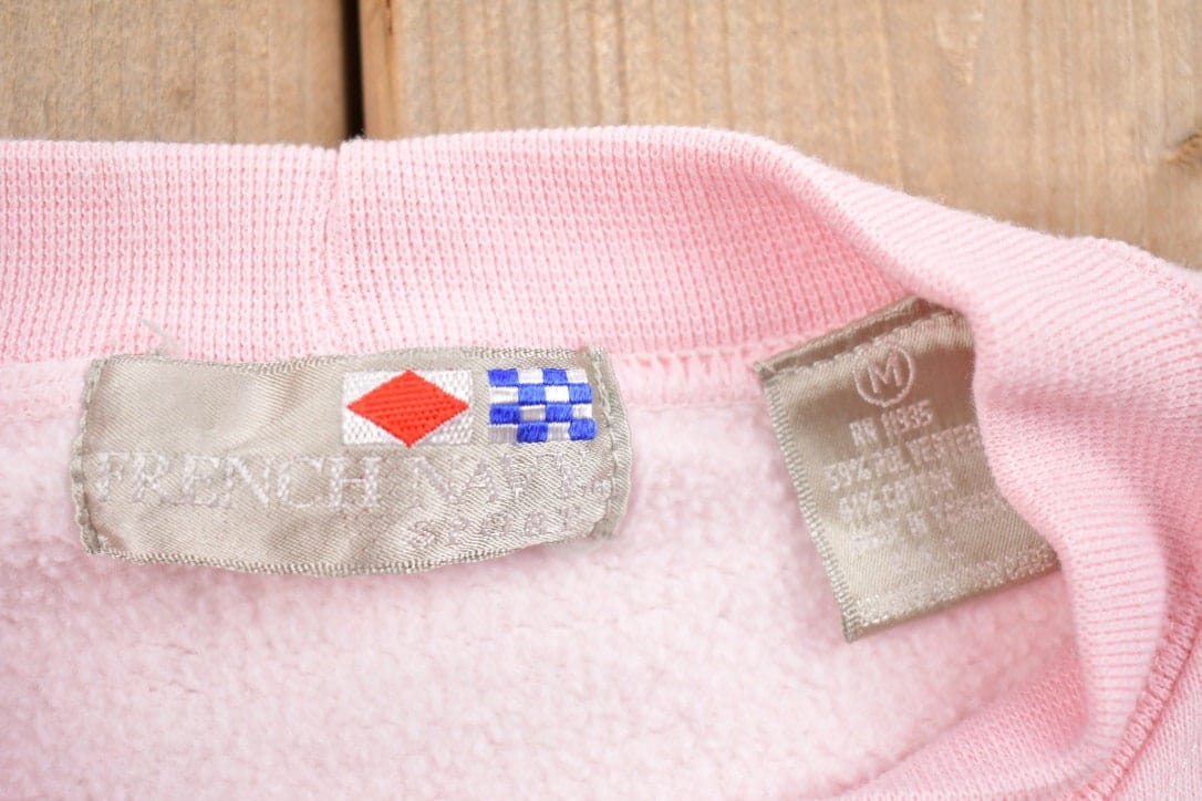 Other Clothing > Gender Neutral Adult Clothing > Hoodies & Sweatshirts > Sweatshirts Vintage 1990s Blank Pink Crewneck Sweatshirt Men's Medium