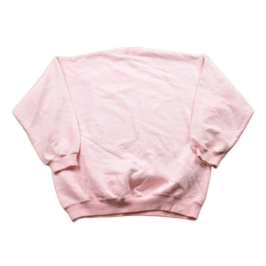 Other Clothing > Gender Neutral Adult Clothing > Hoodies & Sweatshirts > Sweatshirts Vintage 1990s Blank Pink Crewneck Sweatshirt Men's Medium