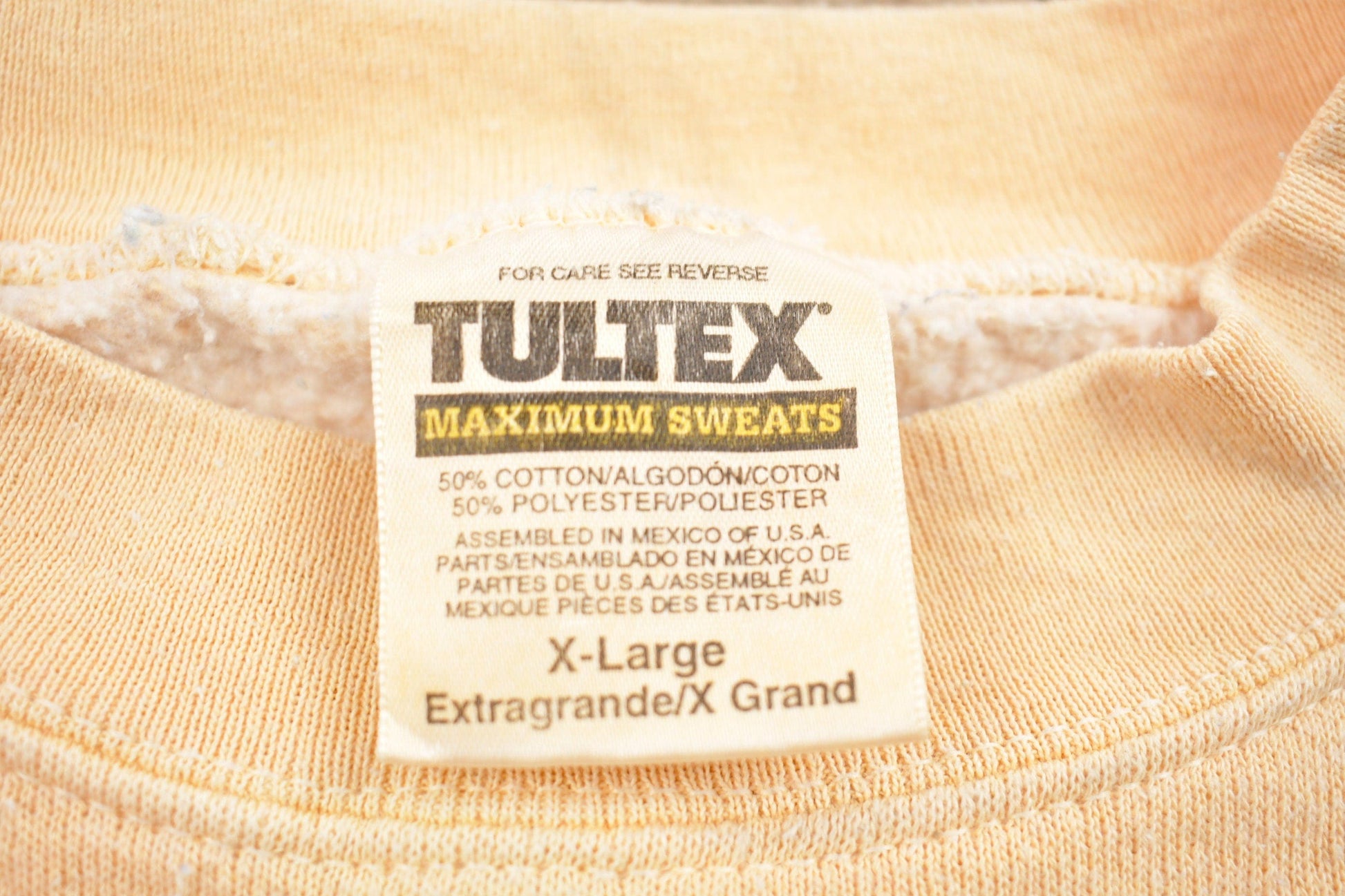 Other Clothing > Gender Neutral Adult Clothing > Hoodies & Sweatshirts > Sweatshirts Vintage 1990s Blank Tultex Crewneck Sweatshirt Men's XL