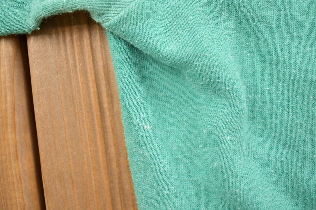 Other Clothing > Gender Neutral Adult Clothing > Hoodies & Sweatshirts > Sweatshirts Vintage 1990s Blank Turquoise Crewneck Sweatshirt Men's Small