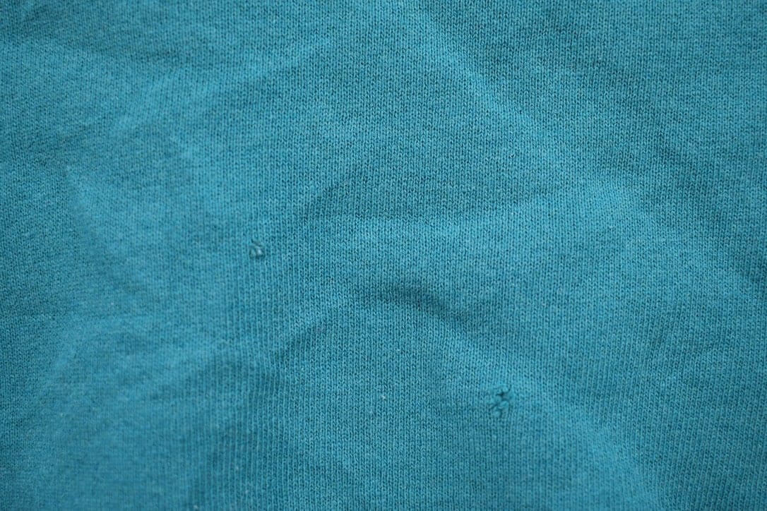 Other Clothing > Gender Neutral Adult Clothing > Hoodies & Sweatshirts > Sweatshirts Vintage 1990s Blank Turquoise Crewneck Sweatshirt Women's L