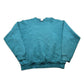 Other Clothing > Gender Neutral Adult Clothing > Hoodies & Sweatshirts > Sweatshirts Vintage 1990s Blank Turquoise Crewneck Sweatshirt Women's L